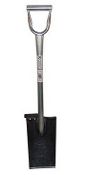 D-handle square garden shovel